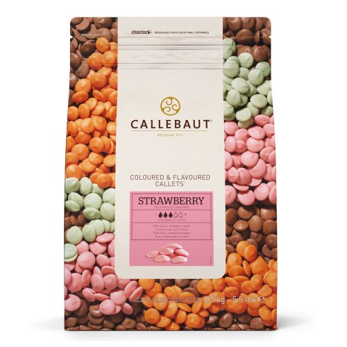 Callebaut Pink Strawberry Flavoured Chocolate - 2